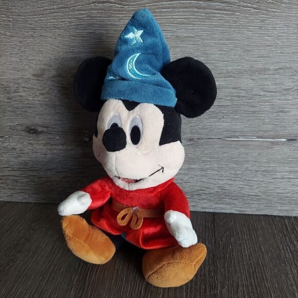 Mickey Mouse FANTASIA Sorcerer DISNEY 8" PHUNNY KIDROBOT Plush - Picture 3 of 4